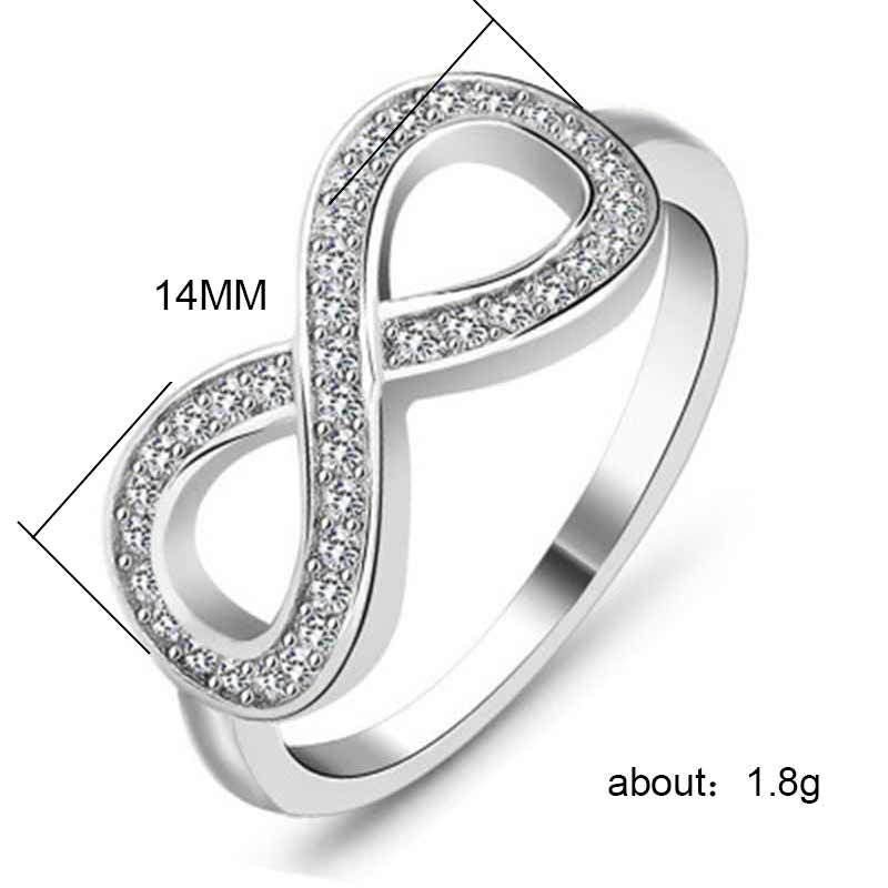 Ornament Simple Infinite Exaggerated And Personalized Rings