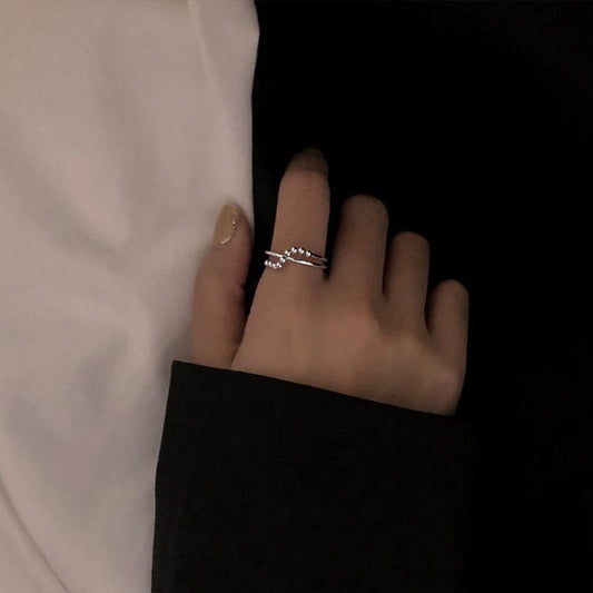 Chain Ball Wind Open Niche High-grade Rings