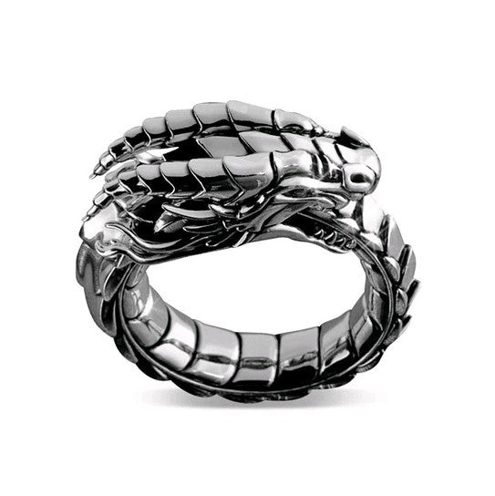 Norwegian Myth Dragon Ethnic Style Charm Rings