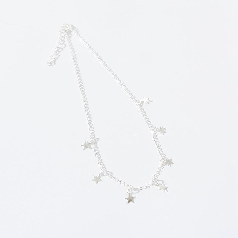 Stylish Simple And Versatile Five-pointed Star Pendant Necklaces