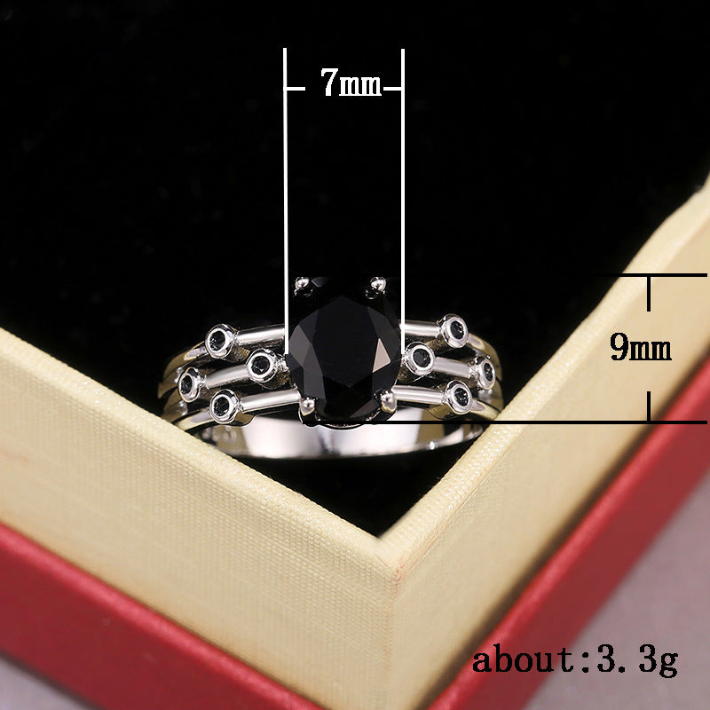 Women's Shi Ornament Fashion Engagement Gift Hand Rings