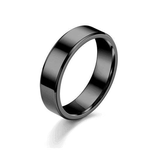 Men's Titanium Steel Glossy Couple 2 Yuan Rings