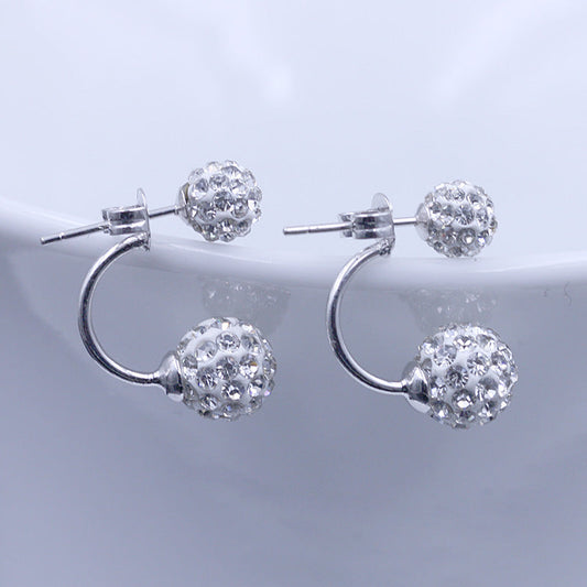 Live Streaming On Rhinestone Elegant Female Earrings