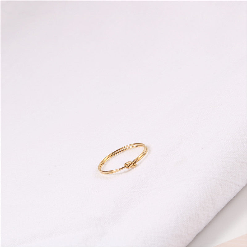 Washing Without Picking Gold Knot Truelove Rings