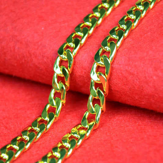 Men's Live Broadcast Ornament Gold Plated Keel Hemp Necklaces