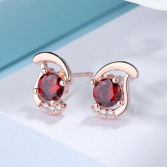 Gold Simple Retro Chinese Style Popular Ornament Female Earrings