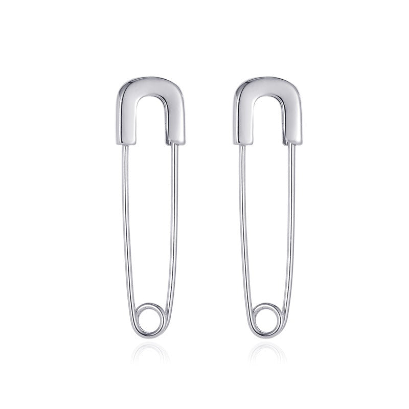 Women's & Men's Korean Style Clip Unique Design Simple Cold Cool Earrings