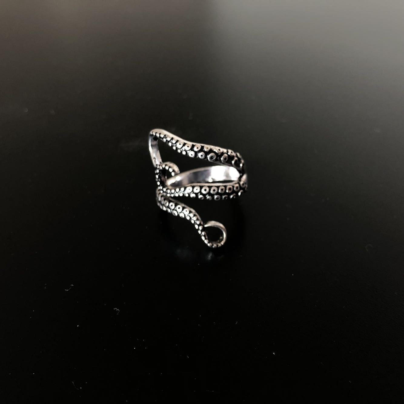 Women's & Men's & Chiba Touch Sucker Vintage Octopus Rings