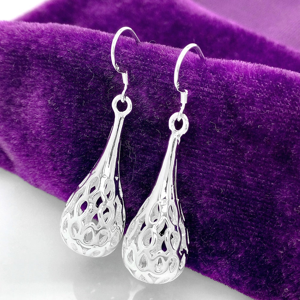 Jewelry Stylish And Simple Hollow Water Earrings
