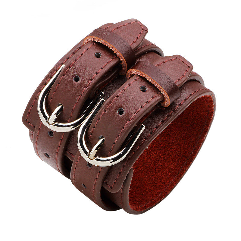 Double Row Belt First Layer Cattle Bracelets