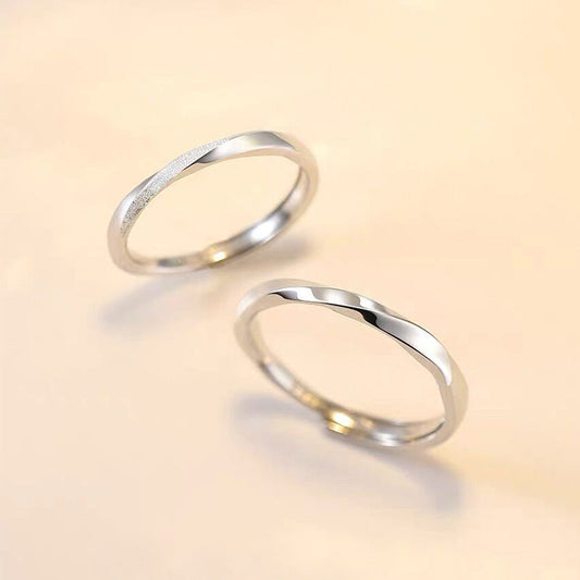 Couple Light Luxury Simple High Sense Rings
