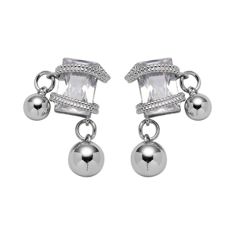 Women's Ball Sier Needle Elegant Hot High-grade Earrings