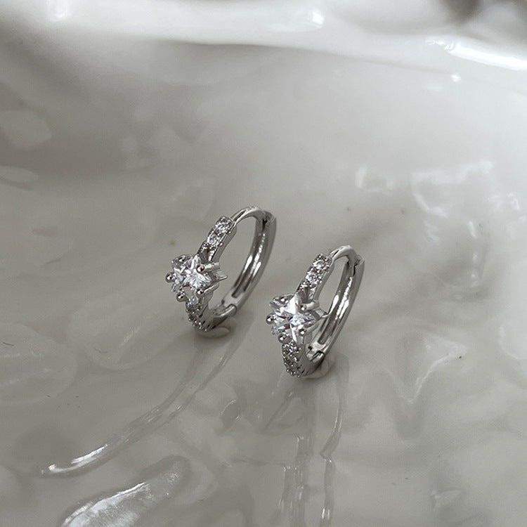 Women's Exquisite And Small Zircon Ear Design Earrings