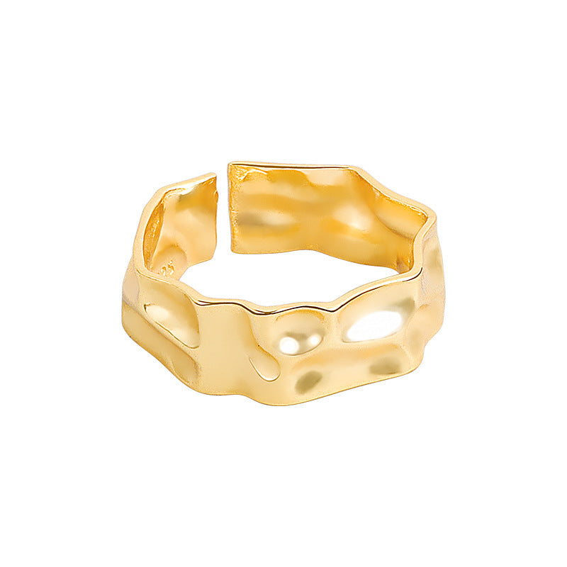 Ornament Korean Irregular Gold Jewelry Fashion Rings