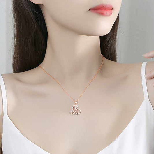 Women's For Loving Heart In Sterling Sier Necklaces