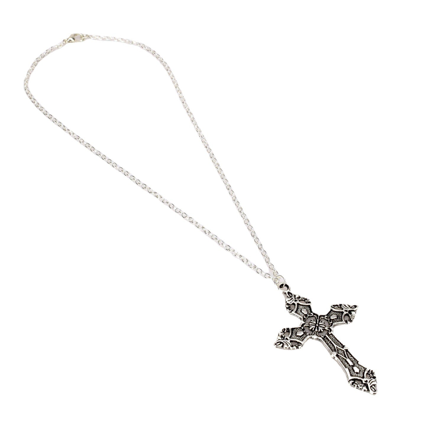Baroque Cross Vintage Bohemian Madonna Pendant Necklaces