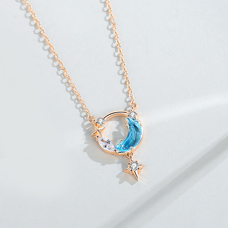 Women's Moon Korean Pendant Design Light Luxury Necklaces