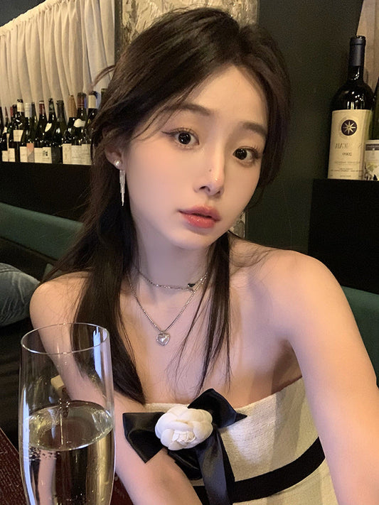 Women's Pearl Tassel Temperamental Minority Design High-grade Earrings