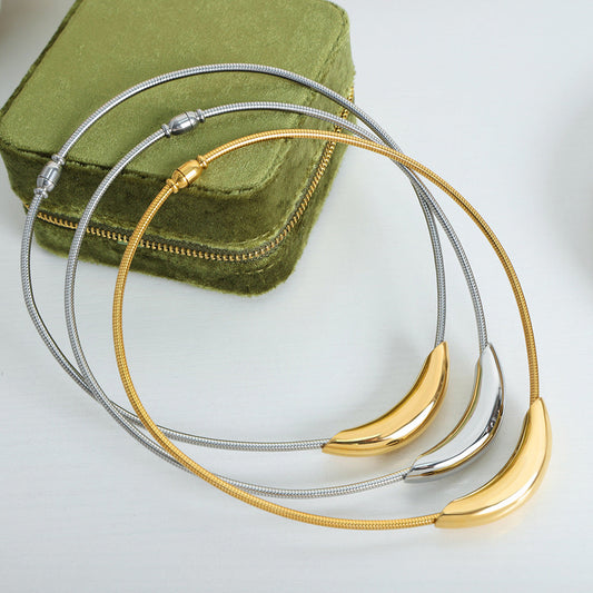 High-grade Simple And Light Luxury Style Design Personality Necklaces