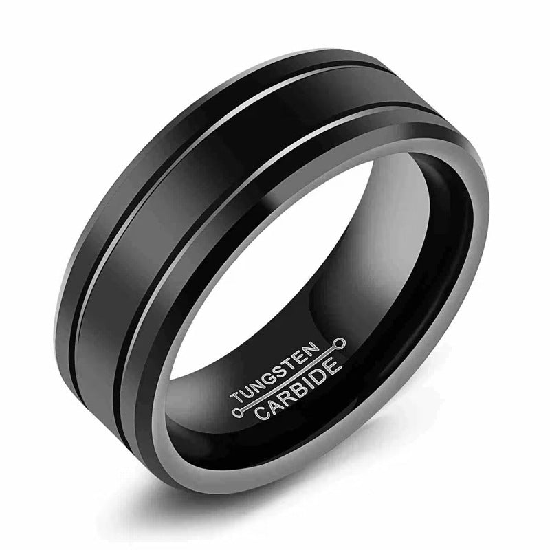 Men's Fashion Temperament Wild Titanium Steel Hand Rings