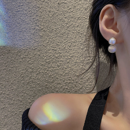 Ear French Style Retro Elegant Pearl Minority Earrings