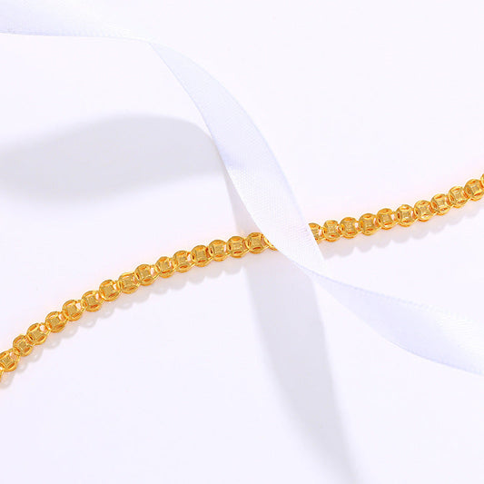 Plated Alloy Fashion Vintage Copper Coin Bracelets