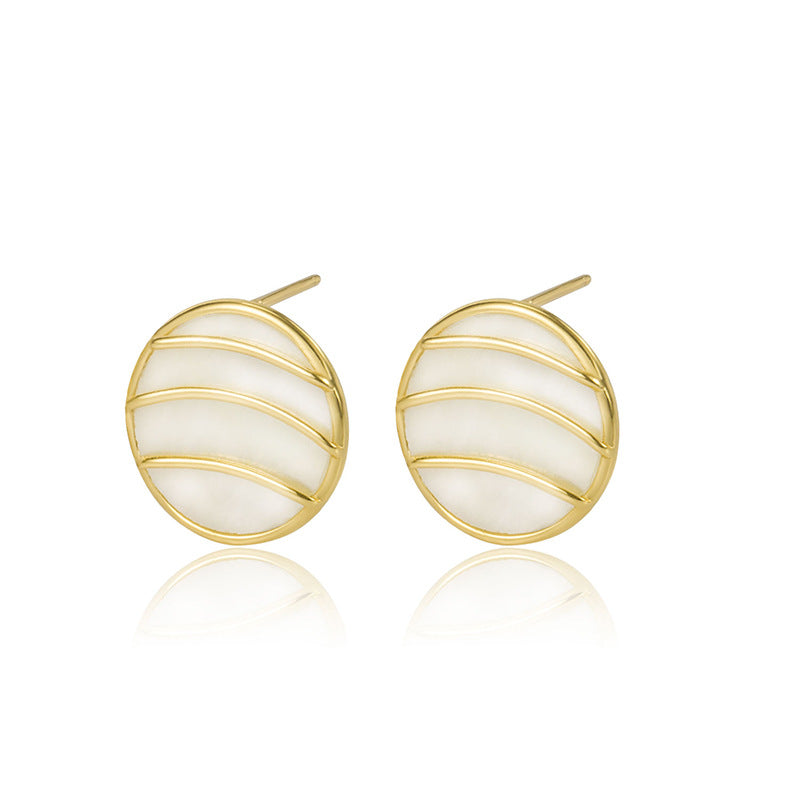 Women's Retro Sterling Sier Round Hollow Fritillary Rings