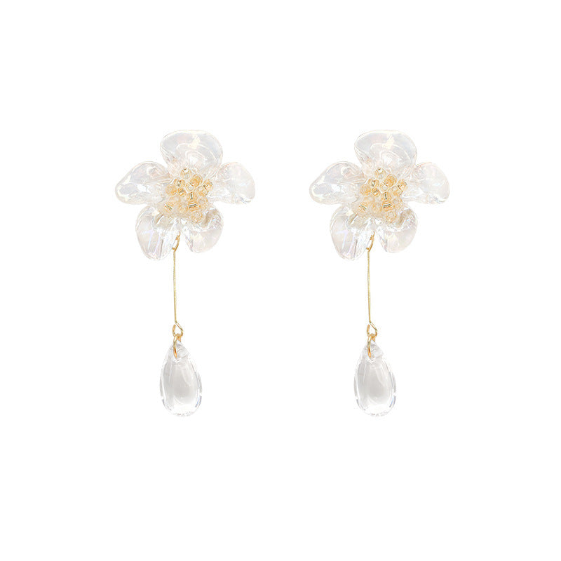 Women's Needle Light Luxury Minority Long Tassel Earrings