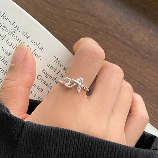 Personalized Cold Style Hand Jewelry Female Opening Rings