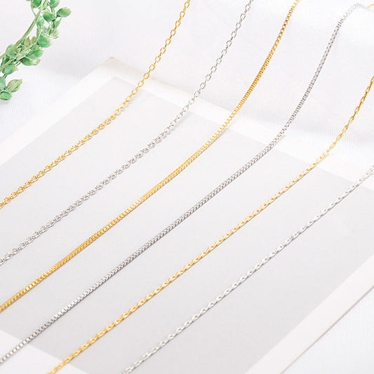 Women's Box Beaded Female Summer With Needle Universal Necklaces