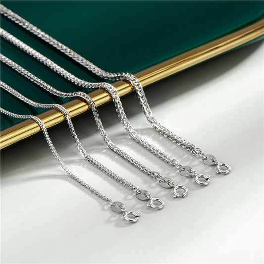 Sier More Than Chopin Chain Specifications Necklaces
