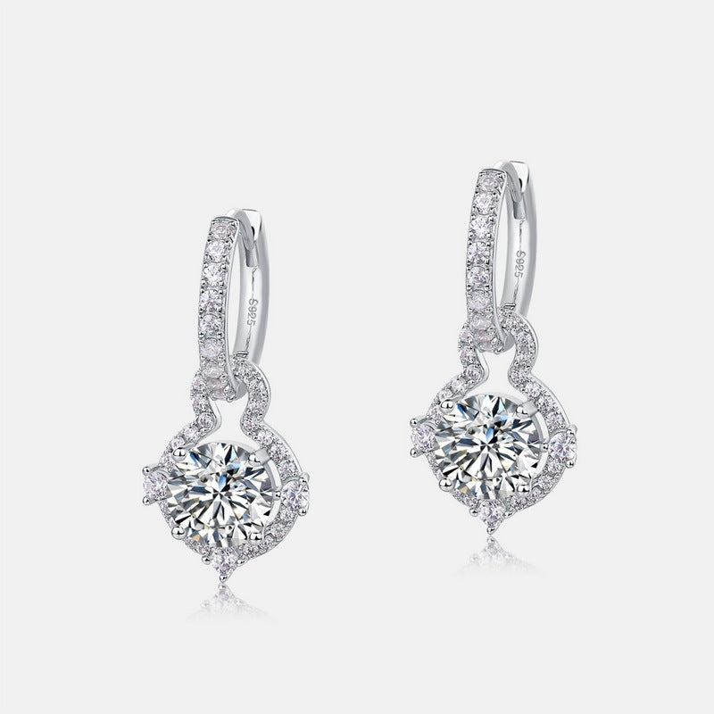 Women's Popular Moissanite High Sense Sterling Sier Earrings