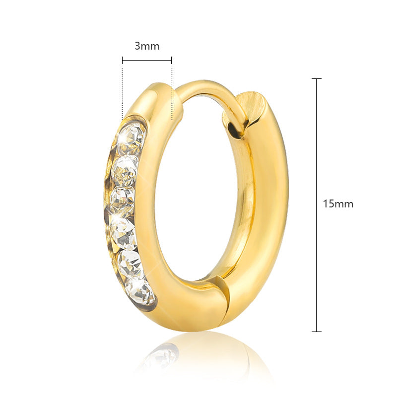 Women's Stainless Steel For Light Luxury Temperament Earrings