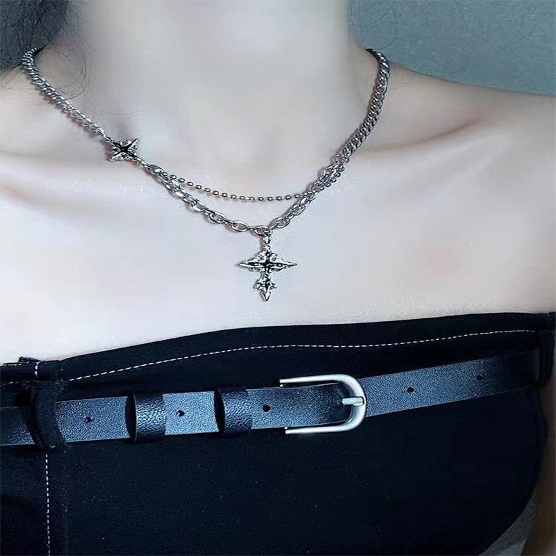 Women's & Men's & Titanium Steel No Fading Hip Hop Light Luxury High-grade Necklaces