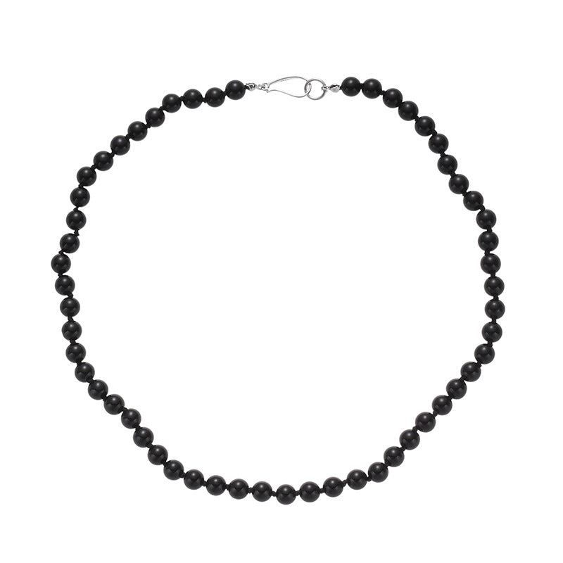 Sier Chinese Retro Ethnic Style Tigereye Necklaces