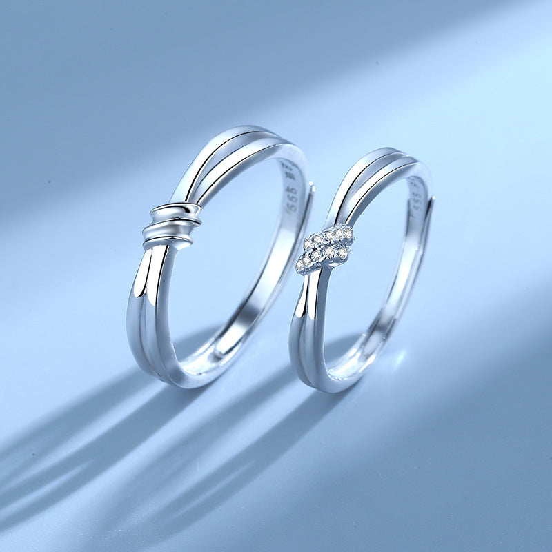 Women's & Men's Thousand Knot Couple And One Pair Fashion Rings