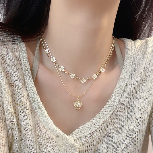 Pendant Clavicle Chain Female Summer Light Necklaces