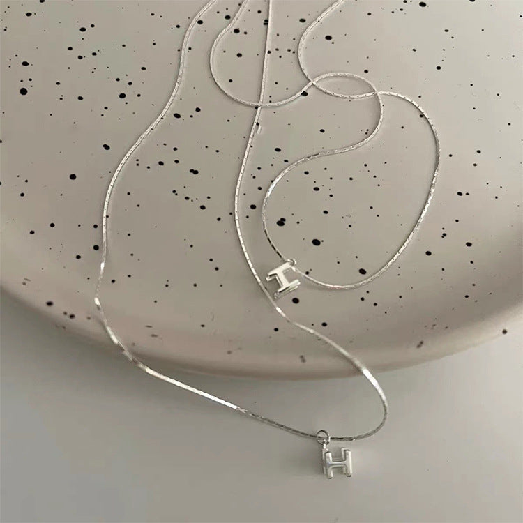 Oil Opal Love Female Simple Personalized Necklaces