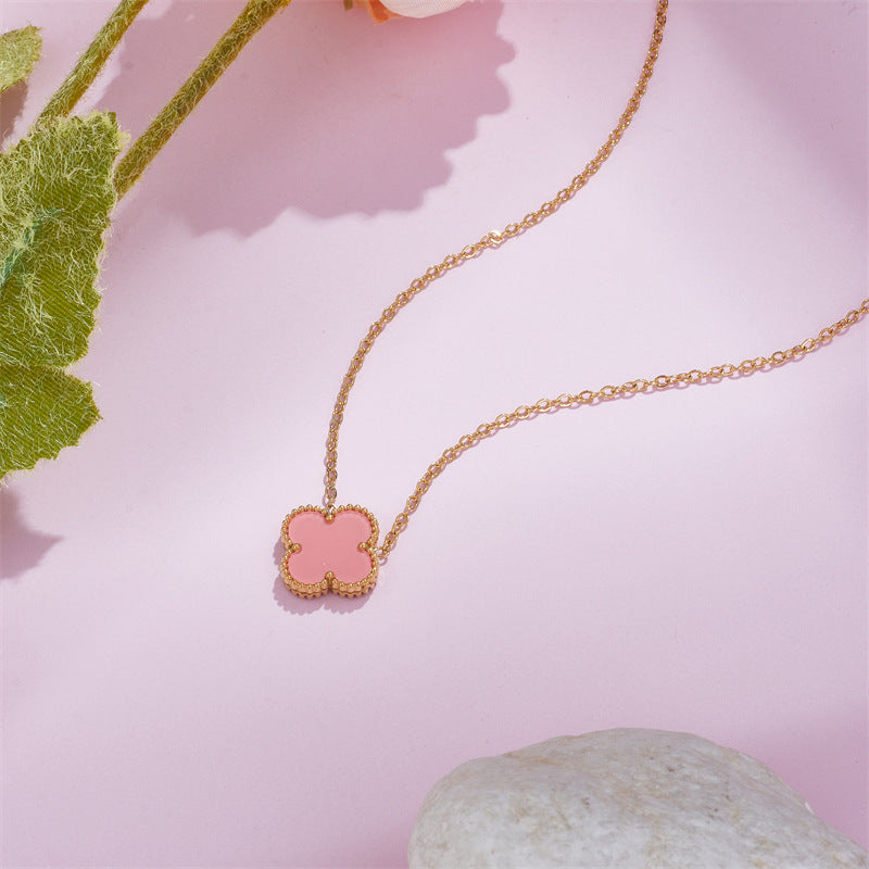 Fritillary Lucky Pork Belly Four-leaf Clover Bracelets