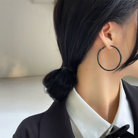 Sier Needle Sweet Hot High-grade Temperament Earrings