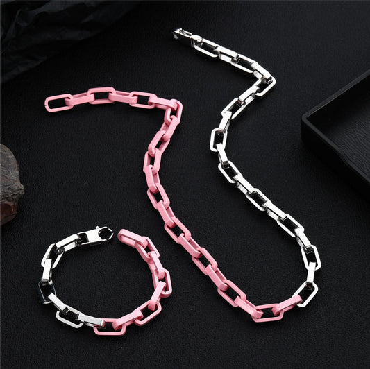 Men's Cuban Link Chain Chunky Niche Advanced Light Necklaces