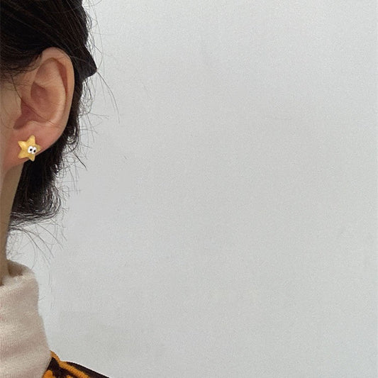 Women's Cute And Compact Lightning Jelly Niche Earrings