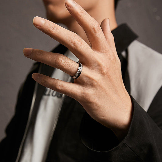 Women's & Men's & Cold Asterism Single Style Trendy And Opening Rings