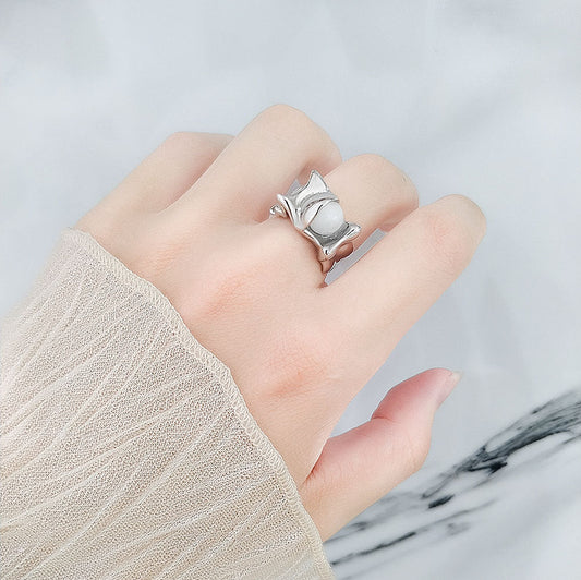 Agate Stone Design High-grade Simple Personality Rings