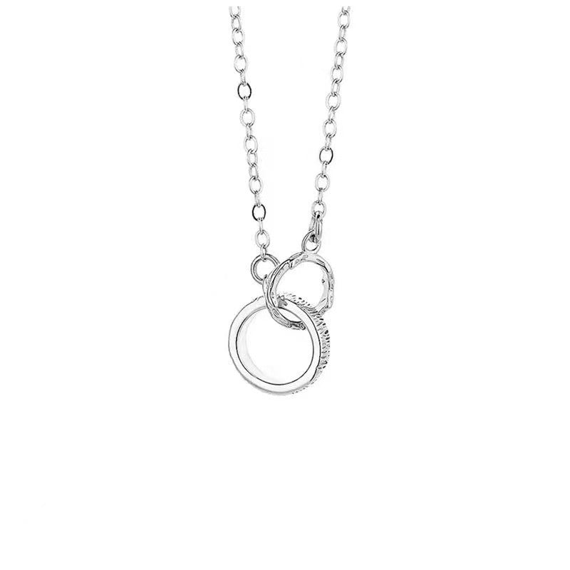 Pair Niche Design Mountain Pendant Clavicle Necklaces