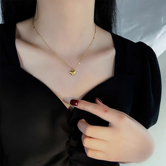 Women's Luxury Minority Design Clavicle Chain Titanium Necklaces