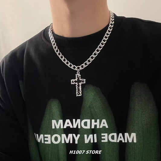 Style Melting Cross Hip Hop Cuban Necklaces