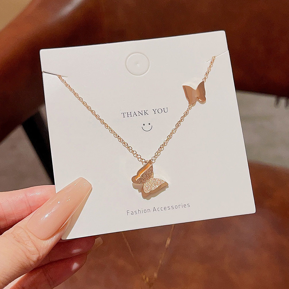 Butterfly Light Luxury Clavicle Chain Dignified Necklaces