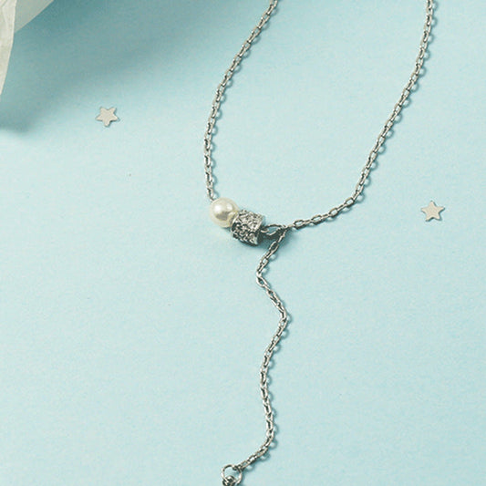 Small Waist Light Luxury Full Diamond Niche Clavicle Necklaces