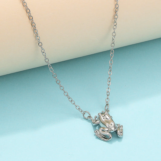 Wind Creative Frog Pendant Cute Fashion Necklaces